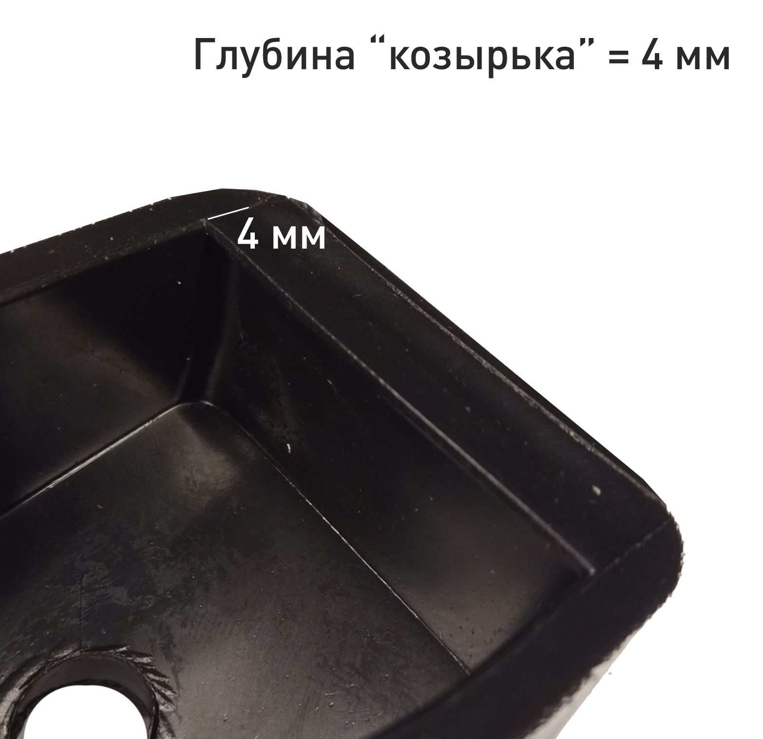 Футляр резиновый для ножей ледобура 130 мм универсальный — изображение 3