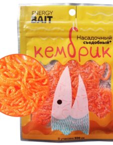 Кембрик съедобный ENERGY BAIT оранжевый 500 см