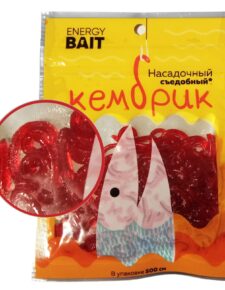 Кембрик съедобный ENERGY BAIT рубиновый 500 см