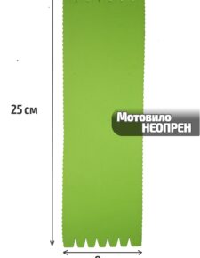 Мотовило из неопрена 25 см зелёное / Мотовильце для рыбалки