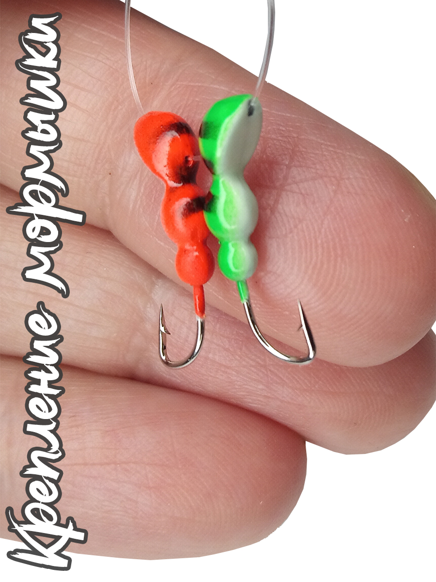 3 шт. Мормышка литая Marlin's Муравей №2 0,45гр кр.Crown цв. красный — изображение 3