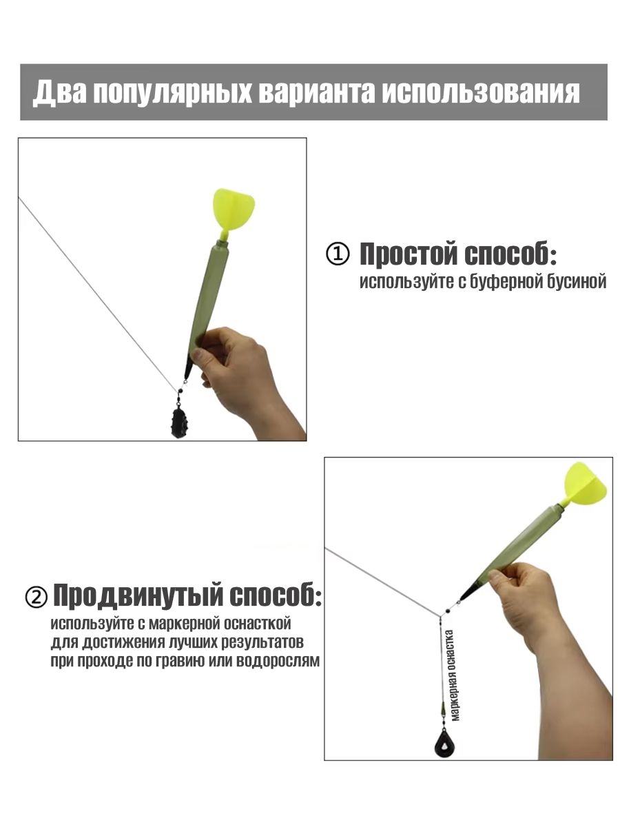Поплавок-маркер ES Asdic marker float 23 см 3 оперения — изображение 3